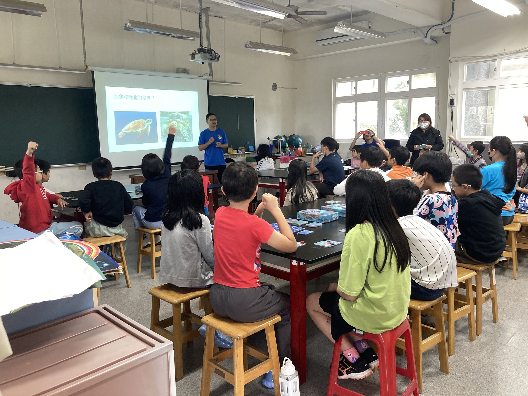 淡水區中泰國小 講座現場